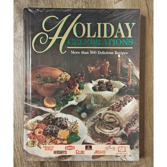 Holiday Celebrations Cookbook Hardcover 500+ Recipes Christmas Thanksgiving New - Picture 2 of 10